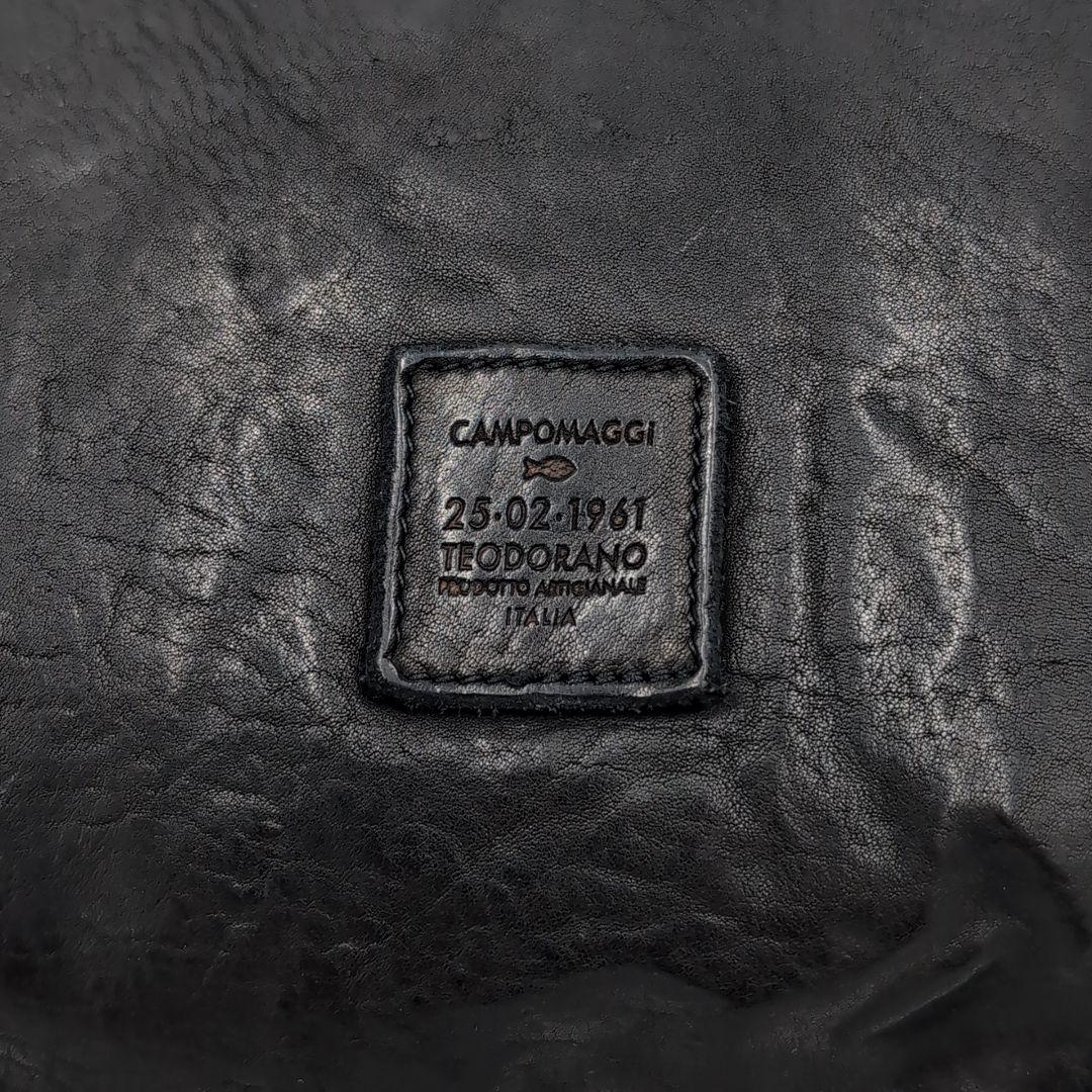 タグ付✨️ カンポマッジ 3way ショルダーバッグ 保管袋付 レザー ブラック