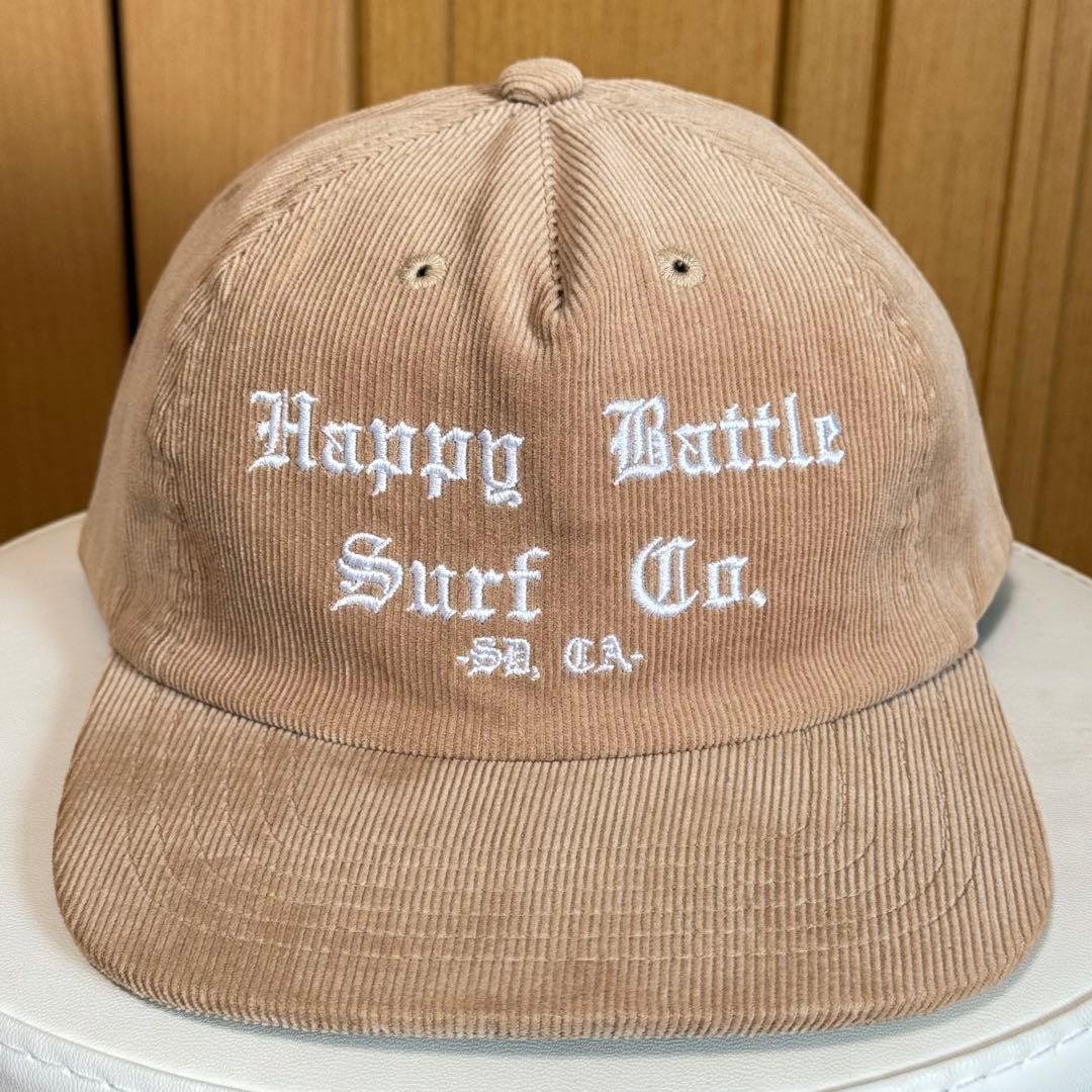 新品 Happy Battle Surf ハッピーバトル コーデュロイキャップ