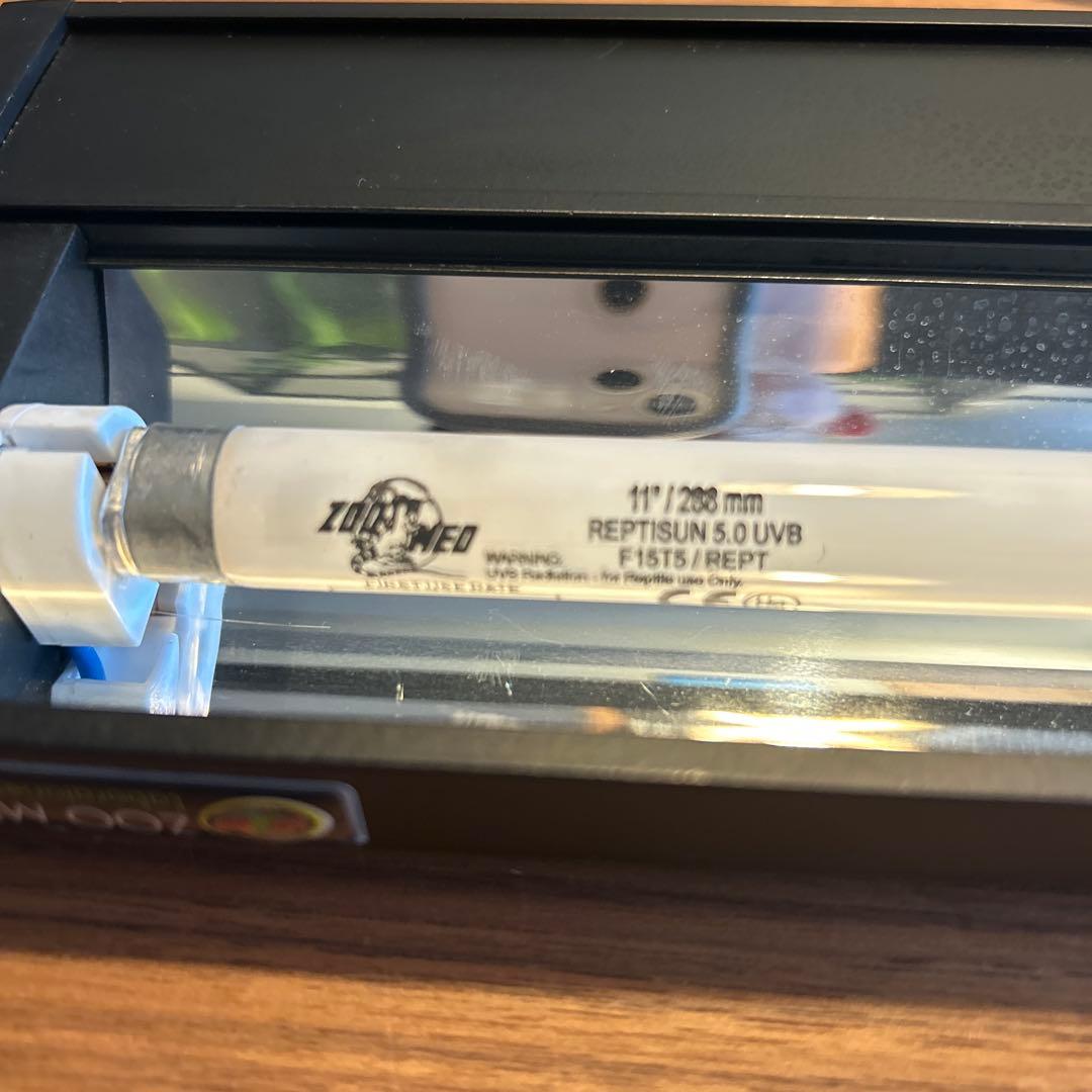 ライトドーム14cm、バスキングスポットランプ50wレプティサンT5 HO