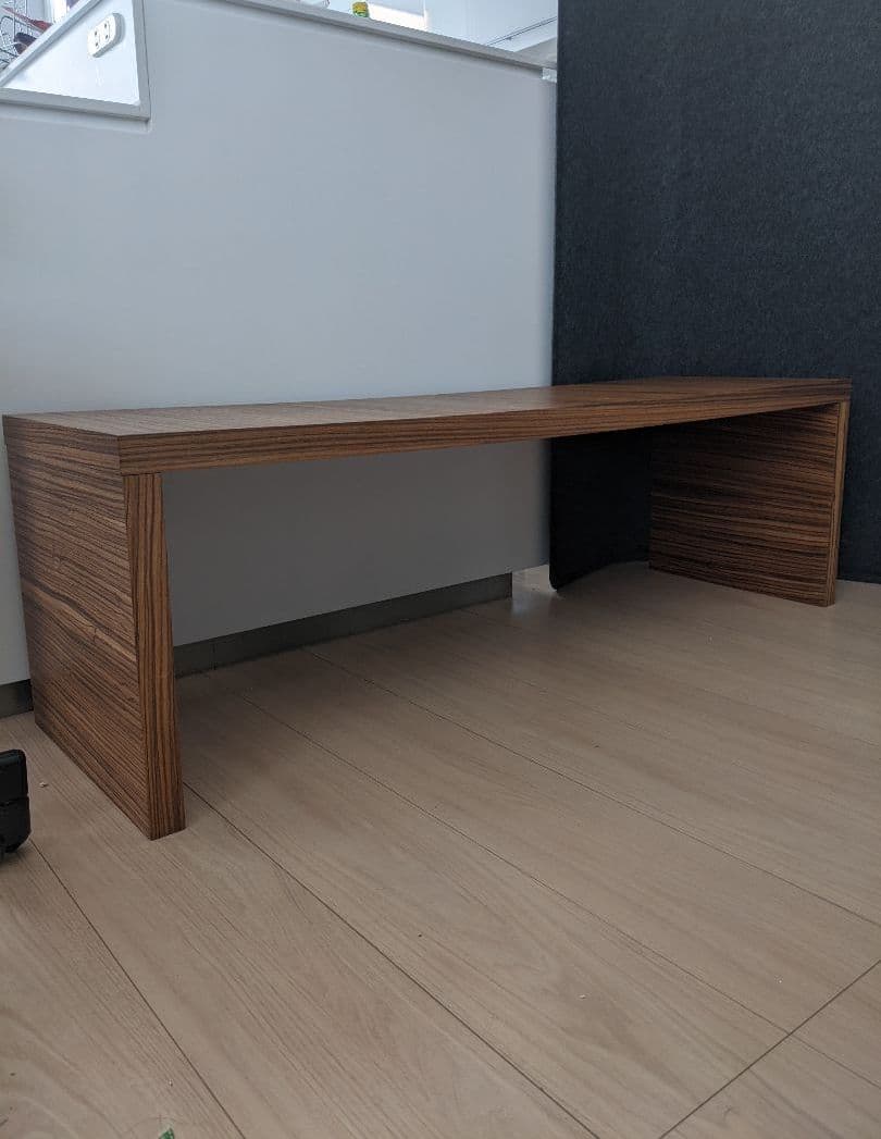 愛知岐阜のみお届けの無料サイドテーブル 長テーブルウォールナット　テレビ台