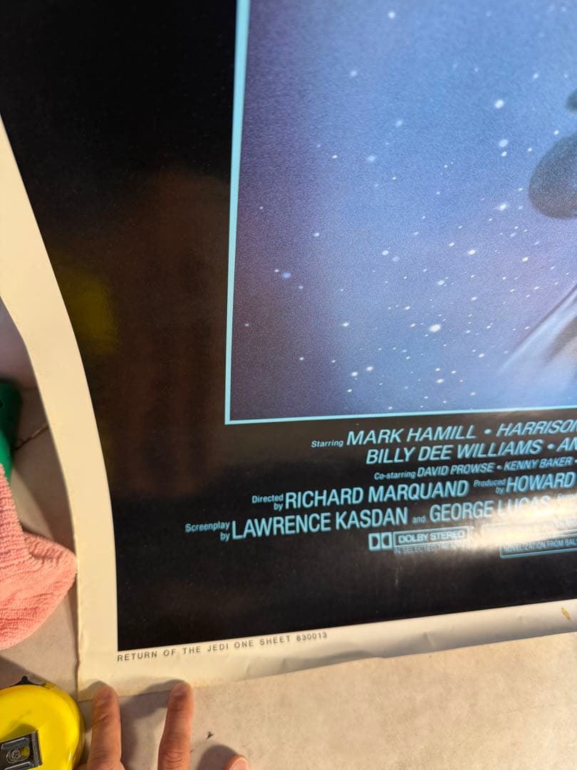 STAR WARS RETURN OF THE JEDI ポスター 1983年