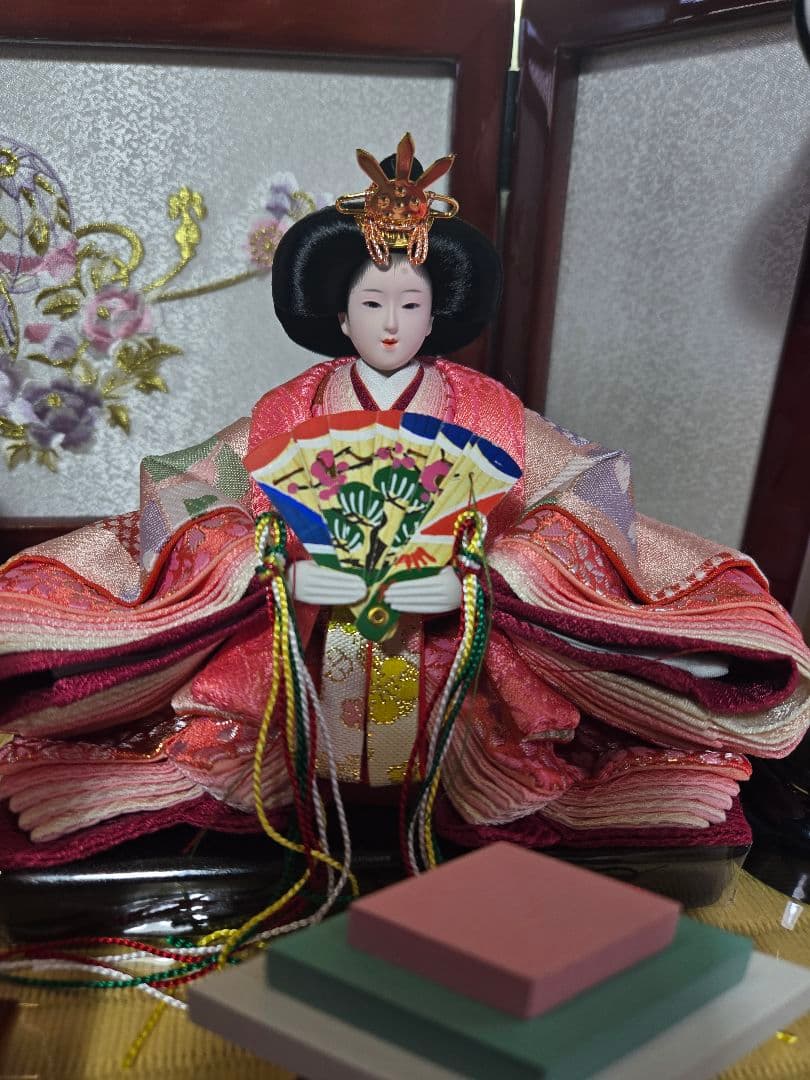 【一点限り】雛人形 収納飾り 　HS34