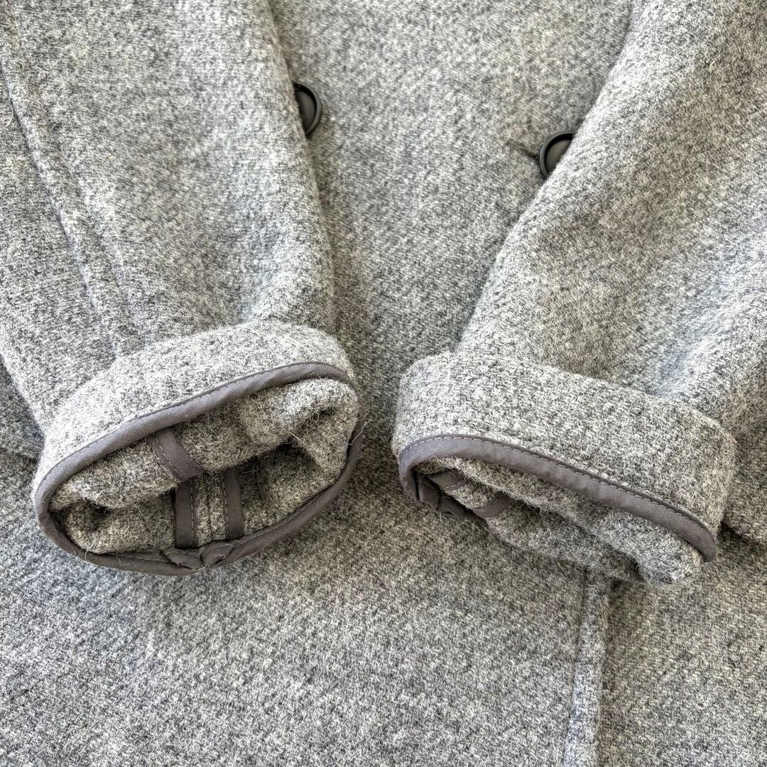 MHL. エムエイチエル ウール Pコート ダブルブレスト