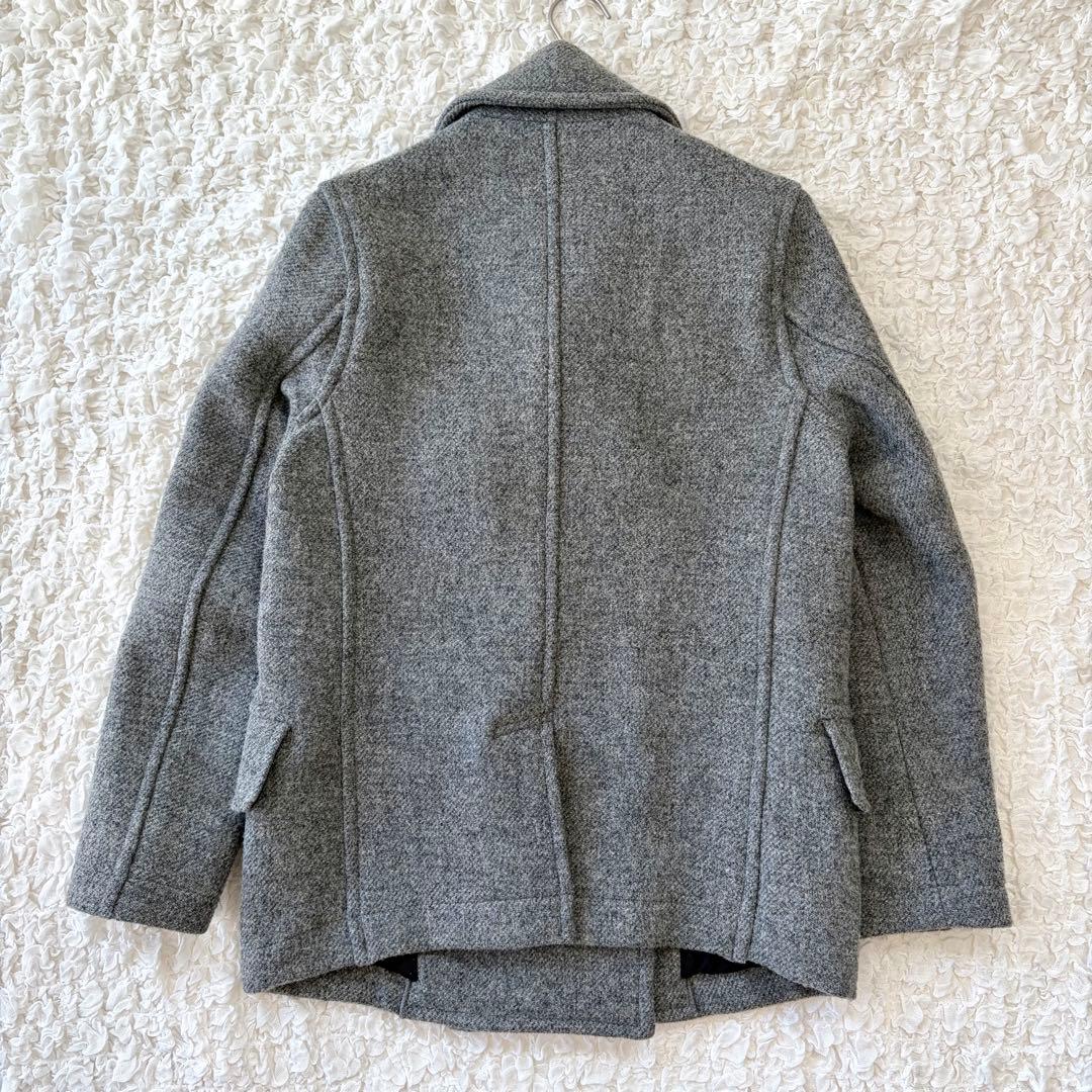 MHL. エムエイチエル ウール Pコート ダブルブレスト