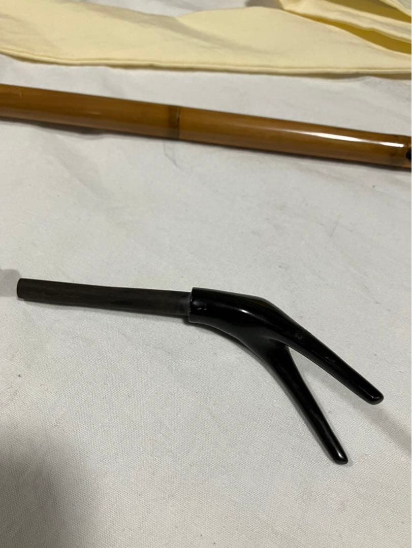 クロダイ様。へら釣り用竿掛け（竿春工房　趣楽）➕天然木万力（黒檀）美品