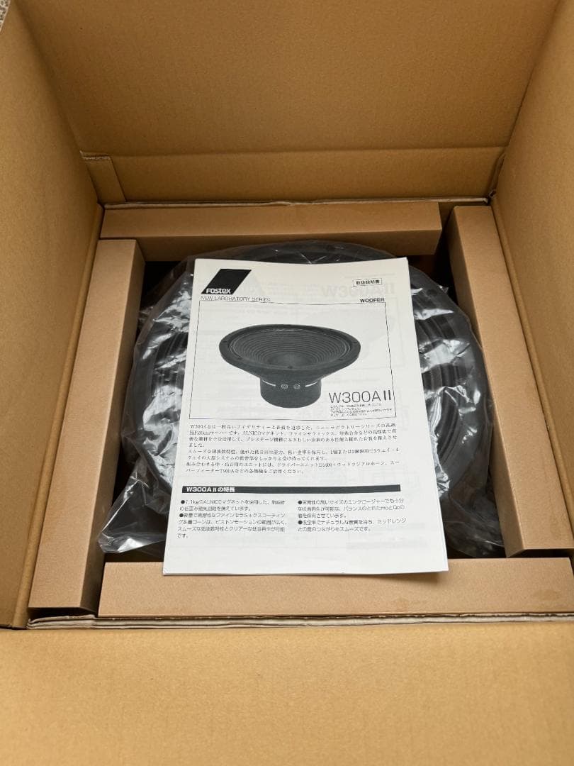 FOSTEX W300All 30cmウーファー ペア 未使用品