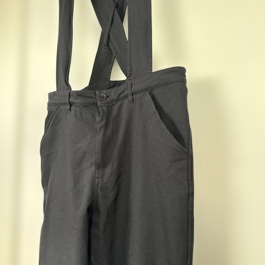 0*3様 BLACKコムデギャルソン★サスペンダーパンツ