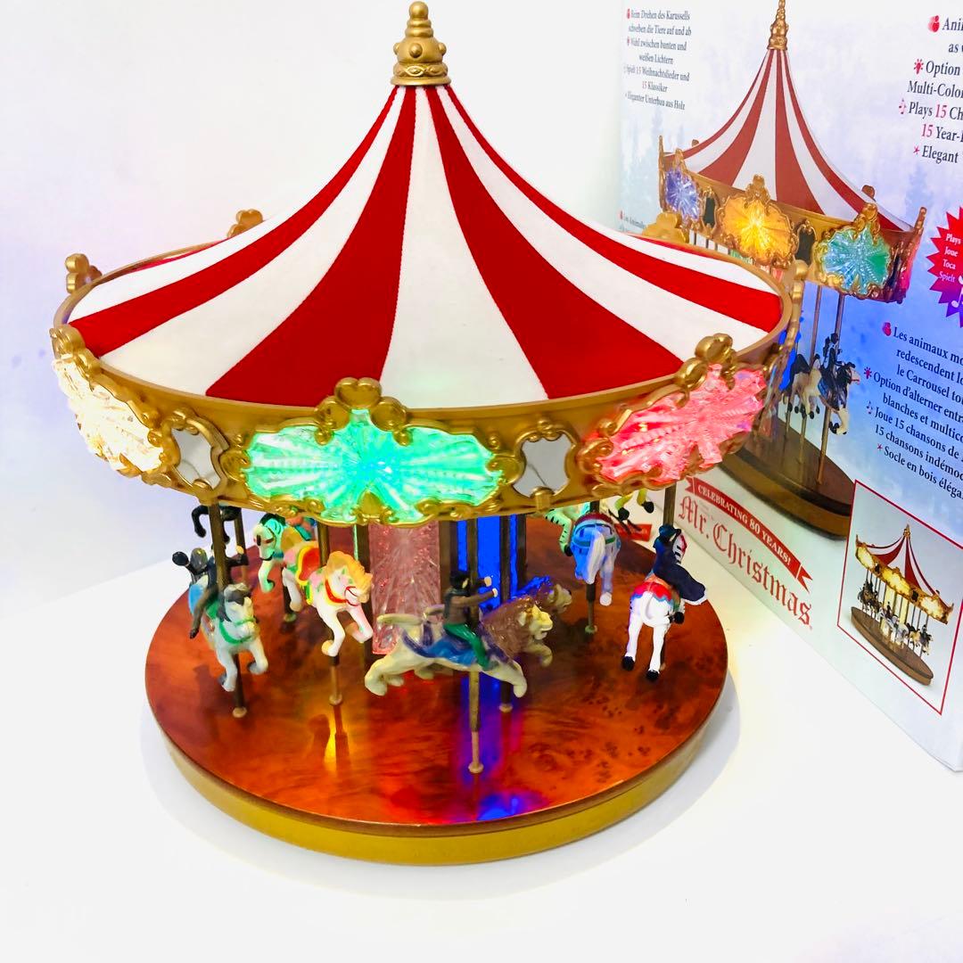 ・*+様 【希少】ジュビリーカルーセル　メリーゴーランド　ミスタークリスマス ３
