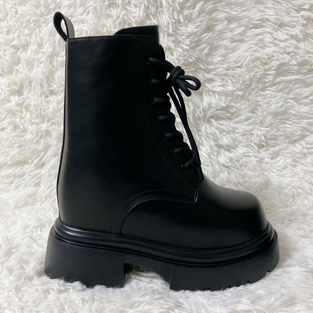 【極美品】HSK Tokyo SHOP シークレットブーツ 厚底16.5cm M