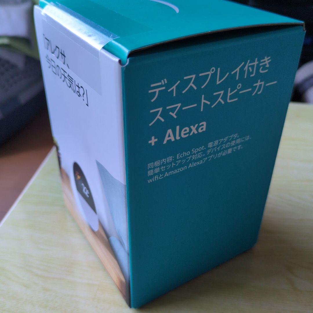 【新品未開封】Echo Spot with Alexa ホワイト