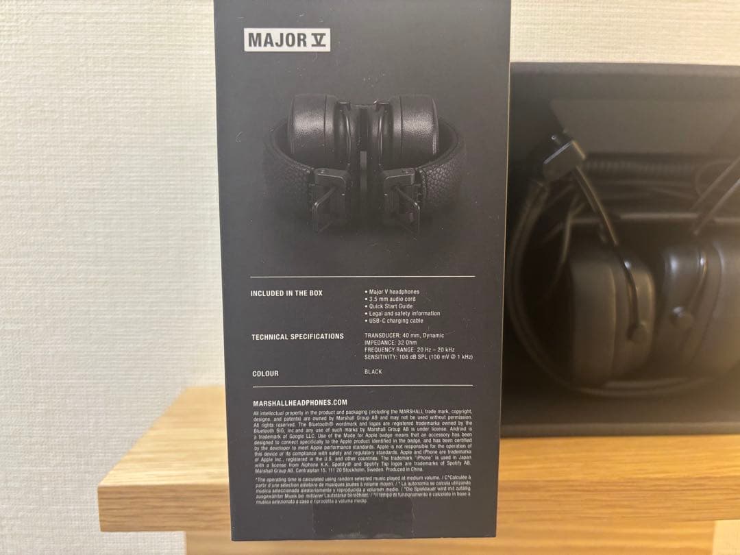 Marshall Major V ワイヤレスヘッドフォン