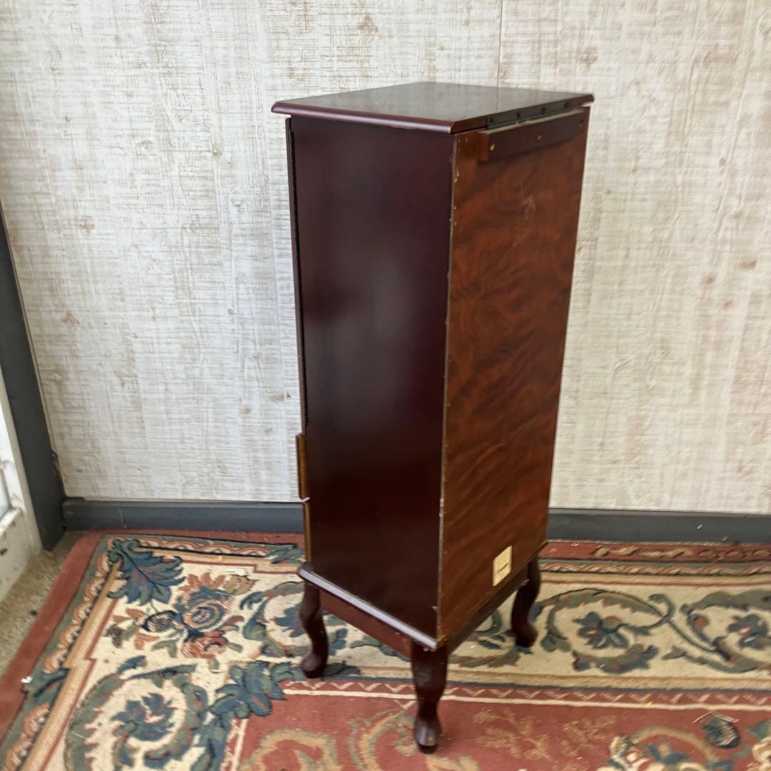 北欧レトロ Powellパウエル 猫脚 木製ジュエリーケース アクセサリーケース