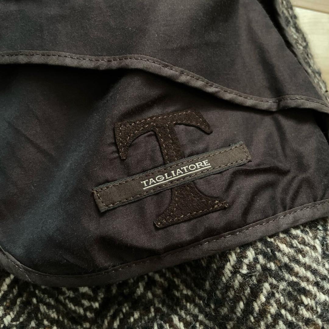 タリアトーレ ALPES ネップツイード ヘリンボーン ダッフルコート