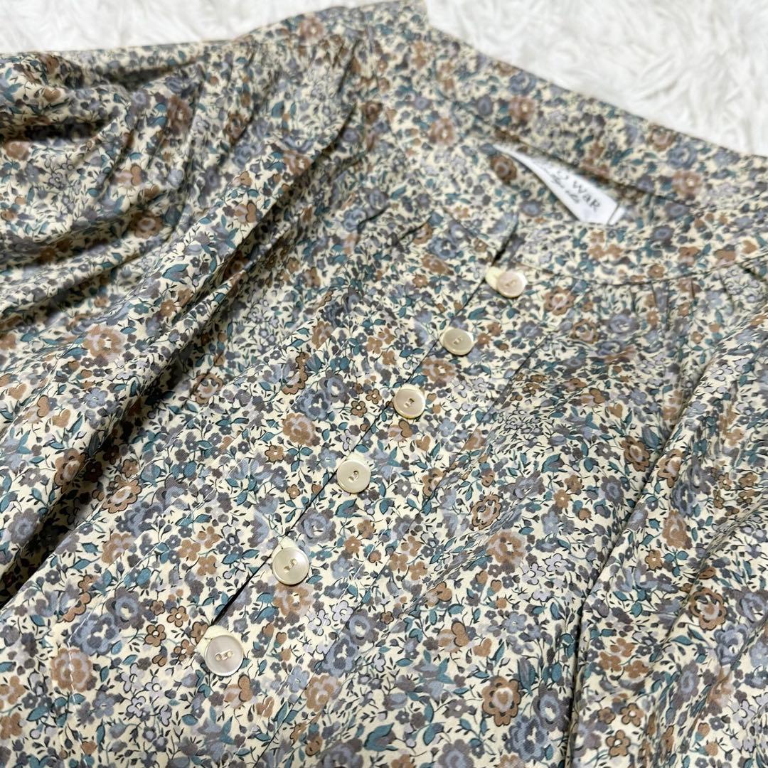 ✨未使用級✨ HUG Ō WäR リバティプリント ブラウス