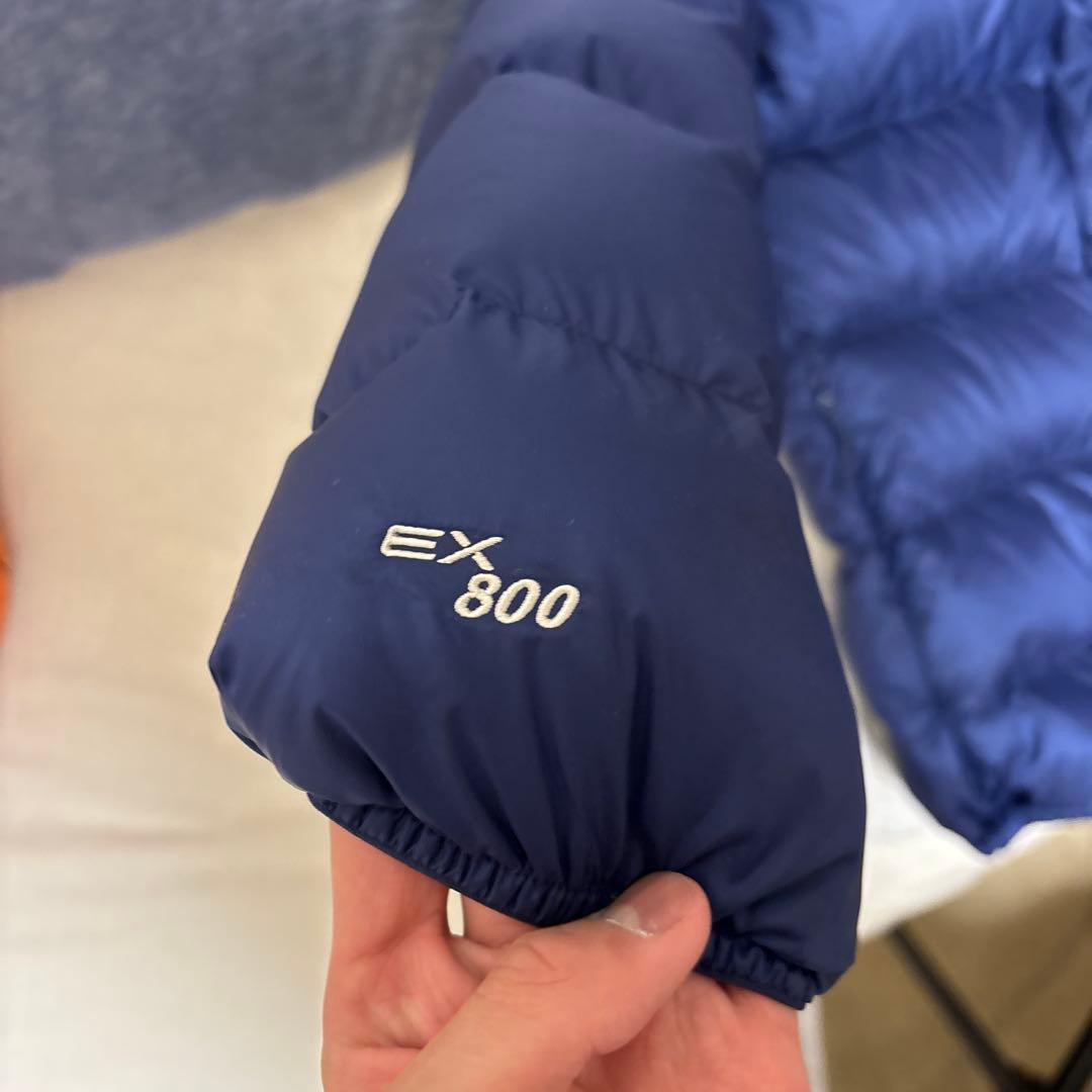 mont-bell ネイビー ダウンジャケット フード付き