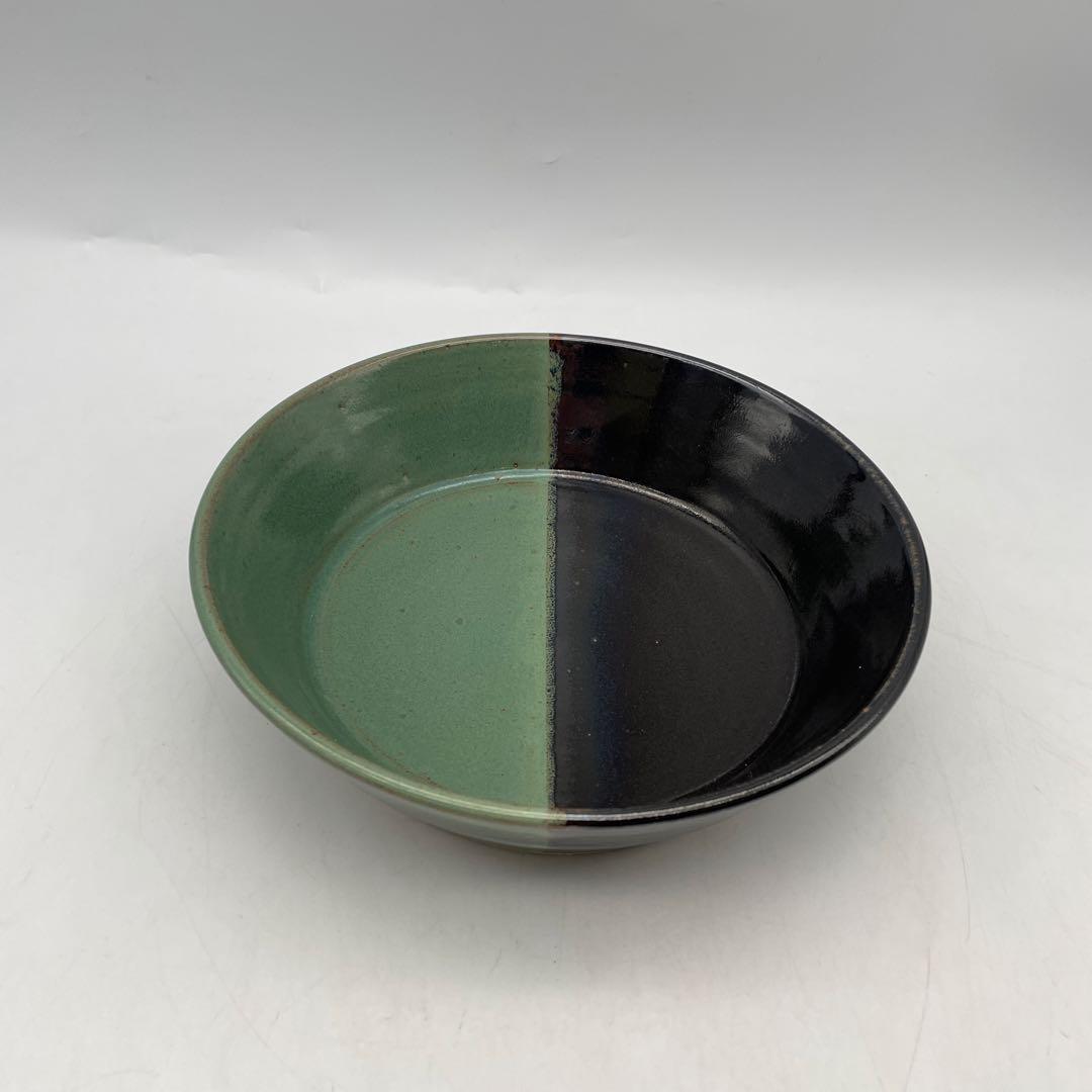民藝　牛ノ戸焼中井窯先代　染め分け深鉢　深皿