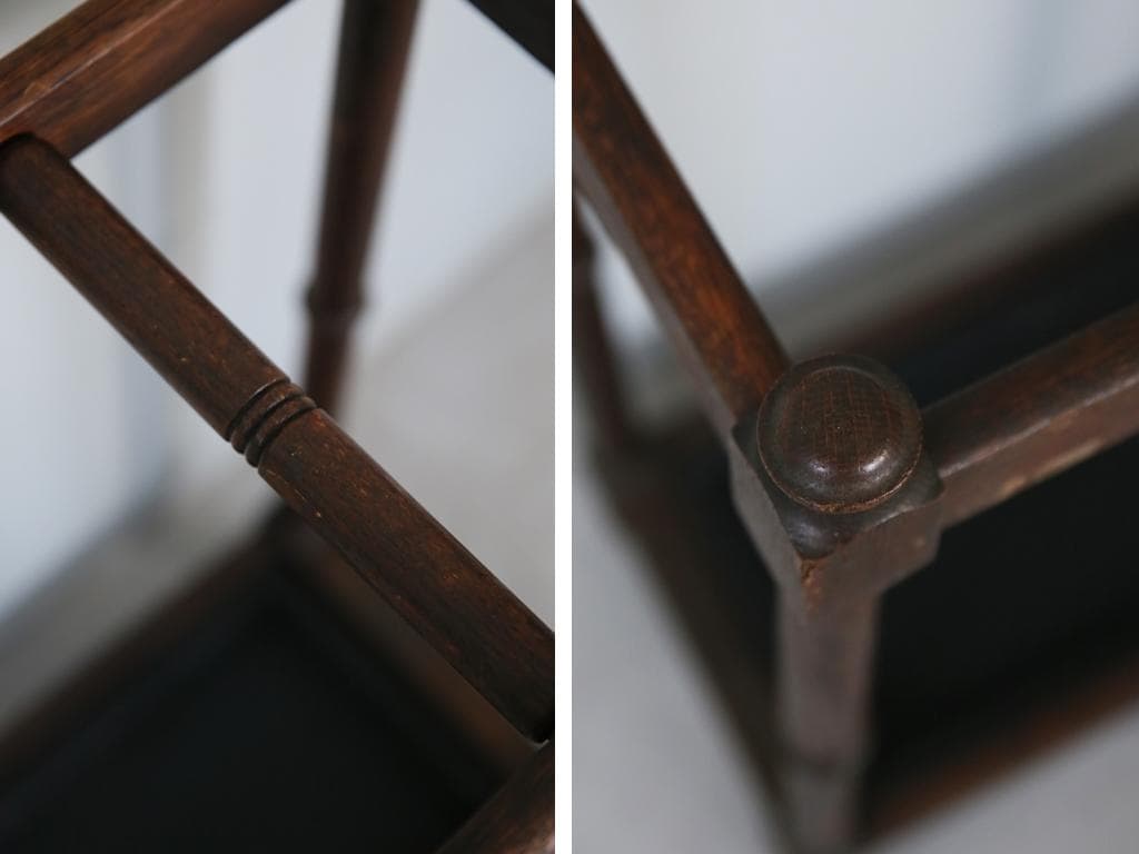 英国アンティーク木製傘立て/アンブレラスタンド/玄関インテリア(92-69)