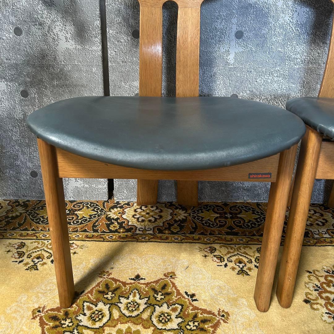 ꧁シラカワ shirakawa꧂ポロックチェア ダイニング 食卓椅子 飛騨家具