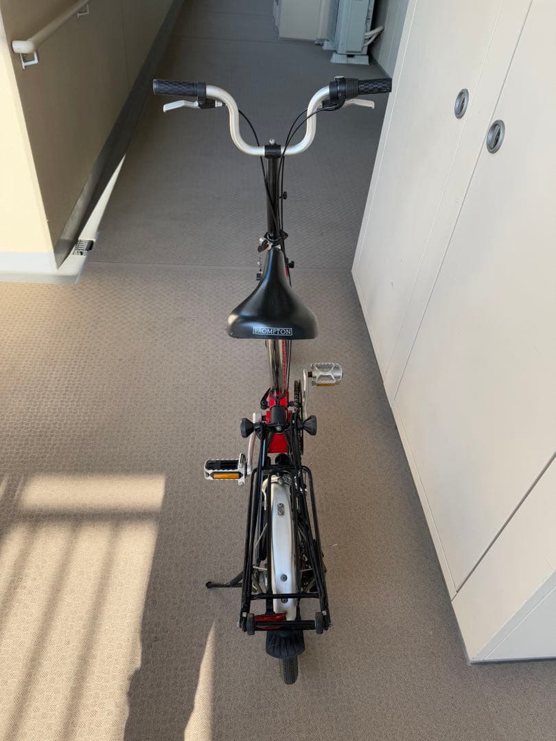 BROMPTON 折りたたみ自転車 3段変速　レッド