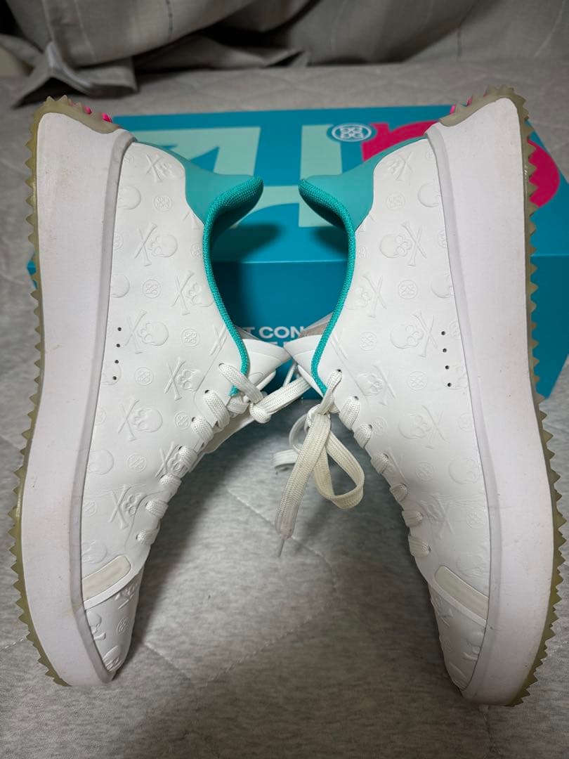 G/FORE G.112 ゴルフシューズ ホワイト/ターコイズ