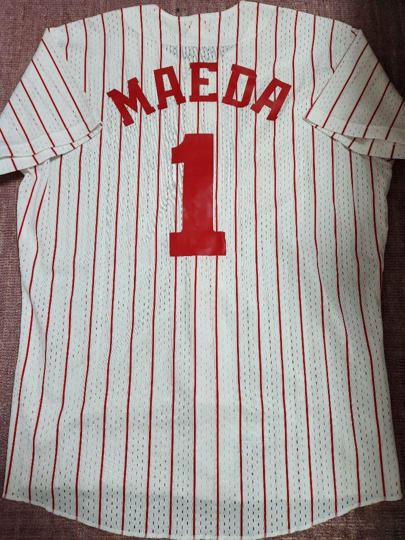 前田智徳1☆直筆サイン☆広島東洋カープ・ユニフォーム☆Lサイズ