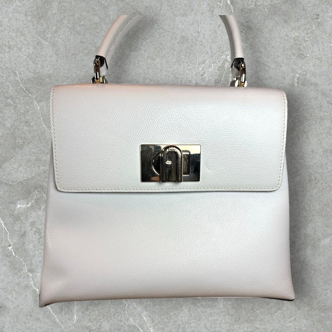 希少カラー✨美品 FURLA トップハンドル1927 S ハンドバッグ 2way