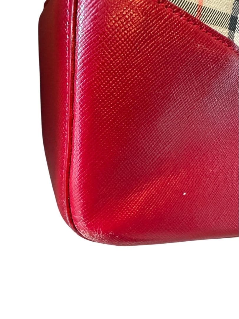 『美品』Burberry チェック柄 ショルダーバッグ，最終値下げ