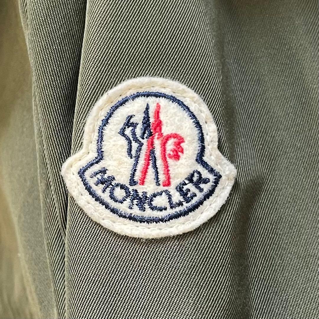 鑑定済・美品★モンクレール　PAQUERETTE モッズパーカー　カーキ　1