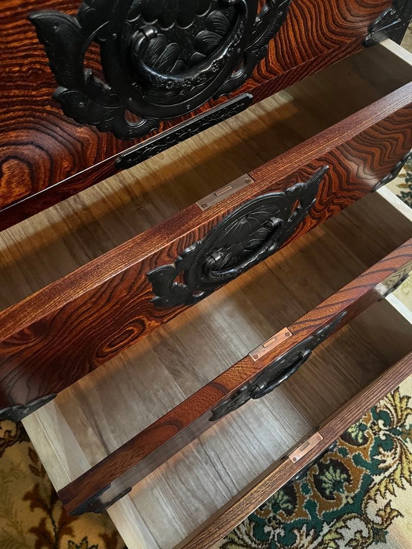 岩谷堂 箪笥 七段 チェスト 七ツ袖 欅材 民芸品 家具 和 家具 インテリア