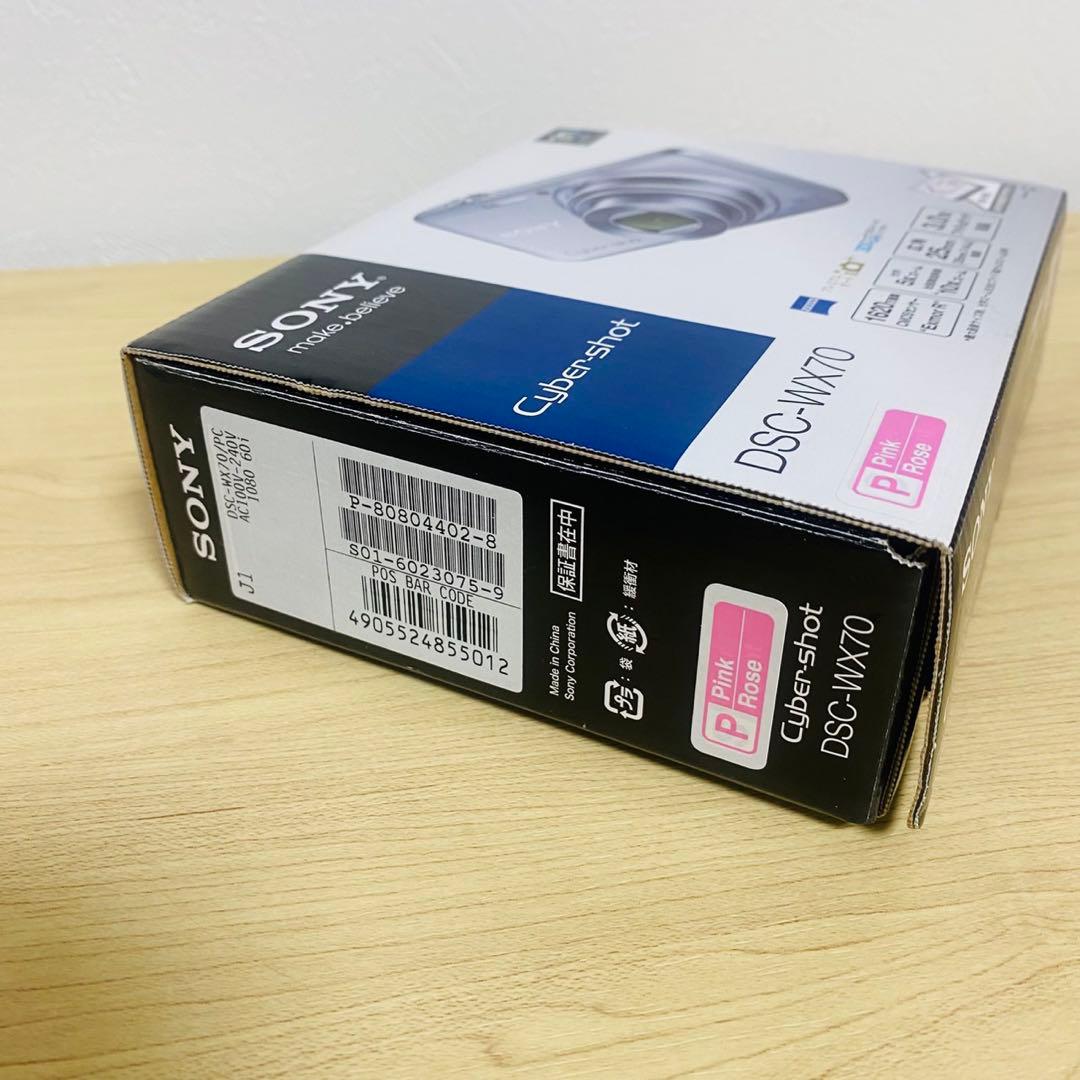 【美品】SONY Cyber-shot DSC-WX7 デジタルカメラ　ピンク