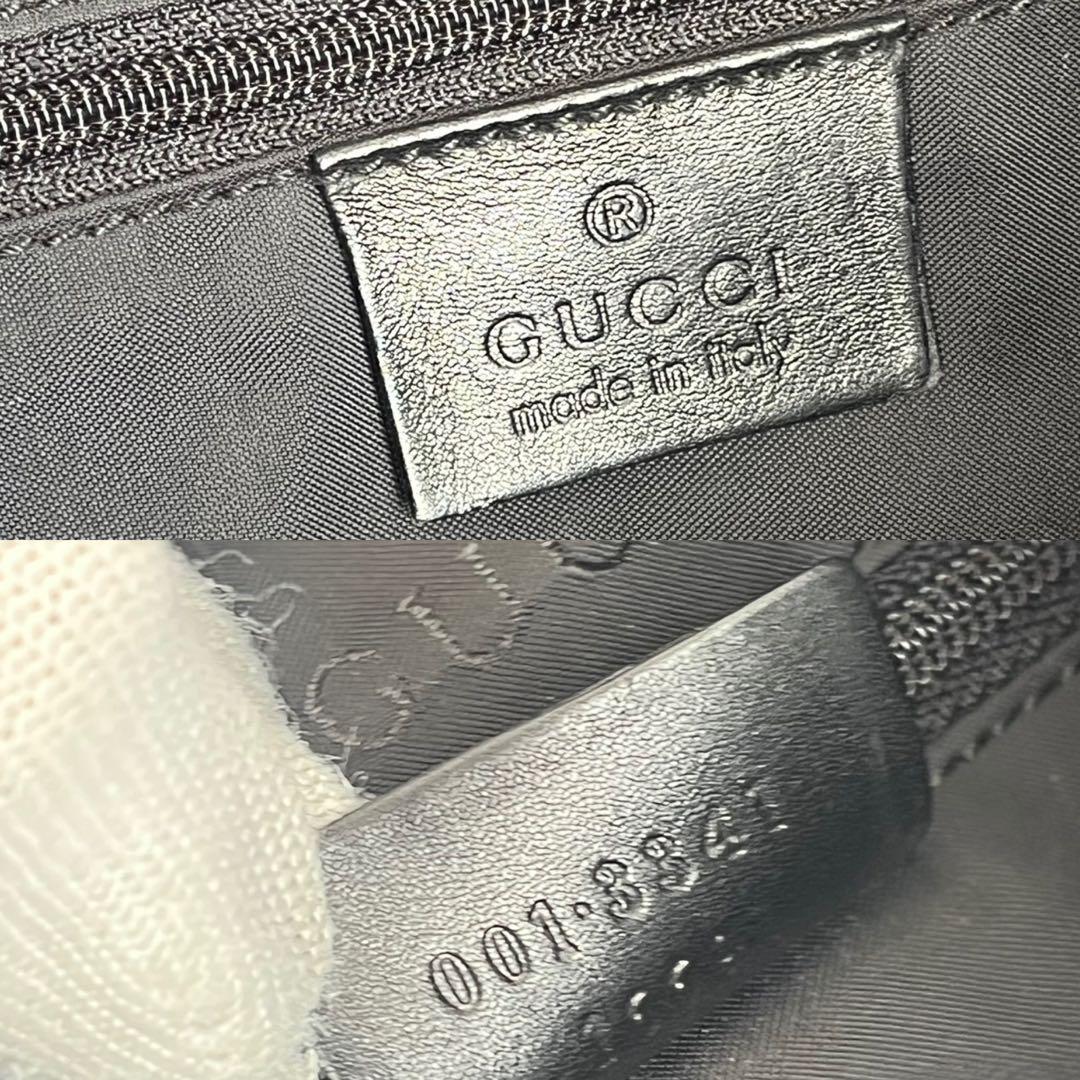 ✨極美品✨　GUCCI ショルダーバッグ　ワンショルダー 肩掛け　レザー　黒