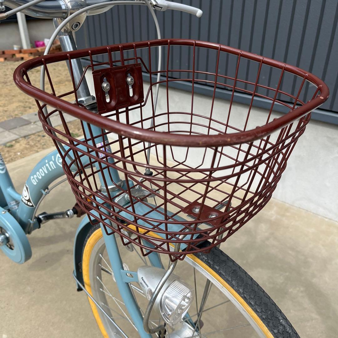 子供用　自転車　 22インチ 前カゴ付き