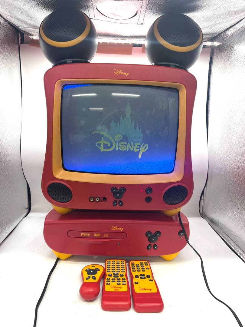 Disney テレビ ディズニー ミッキーマウス 14型テレビ 当時 ブラウン管