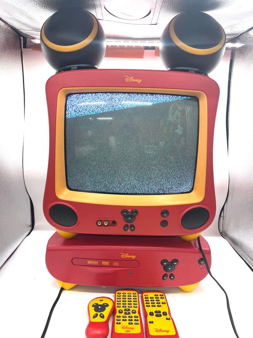 Disney テレビ ディズニー ミッキーマウス 14型テレビ 当時 ブラウン管