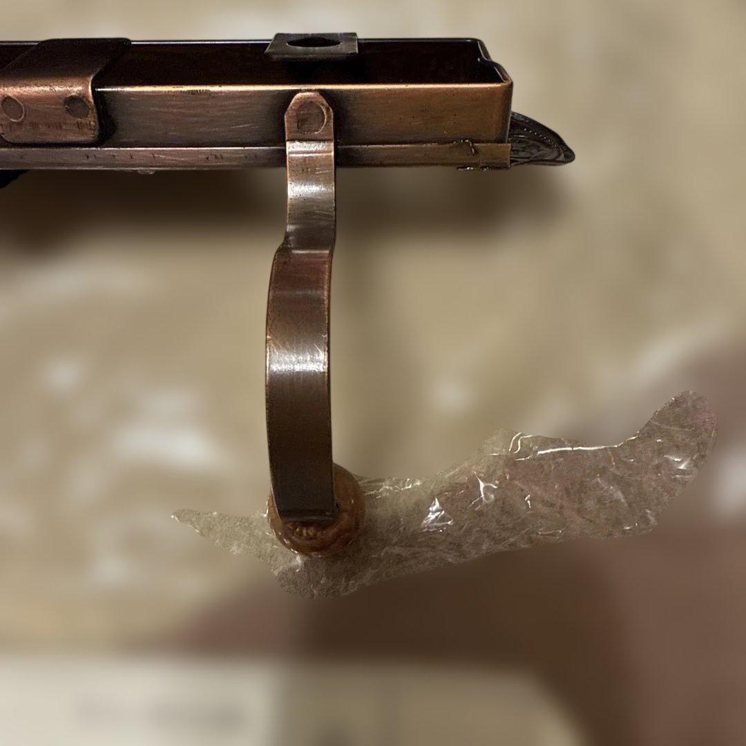 未使用　アンティーク　アイアン　3連　フック　レトロ