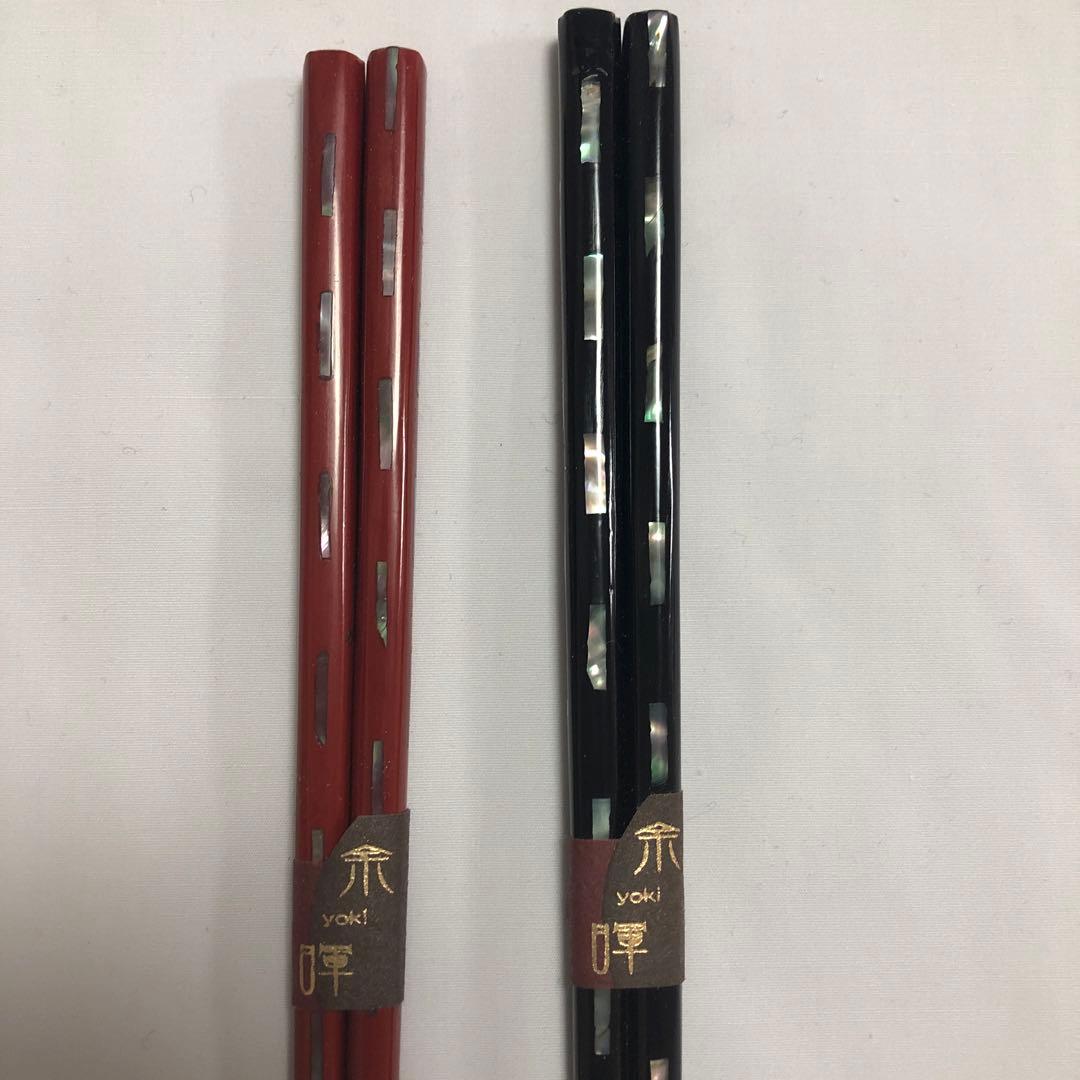 箸蔵まつかん　若狭塗箸2本　桐箱入り