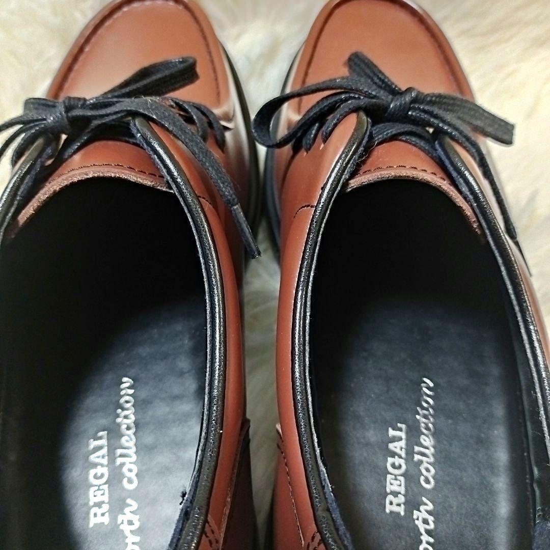 【未使用級】REGAL リーガル チロリアンシューズ レザーシューズ 本革