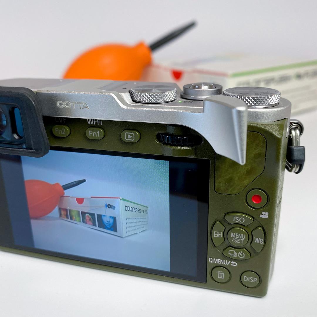 【美品】Lumix GM5 緑 Body / COTTA製サムレスト等 他付属