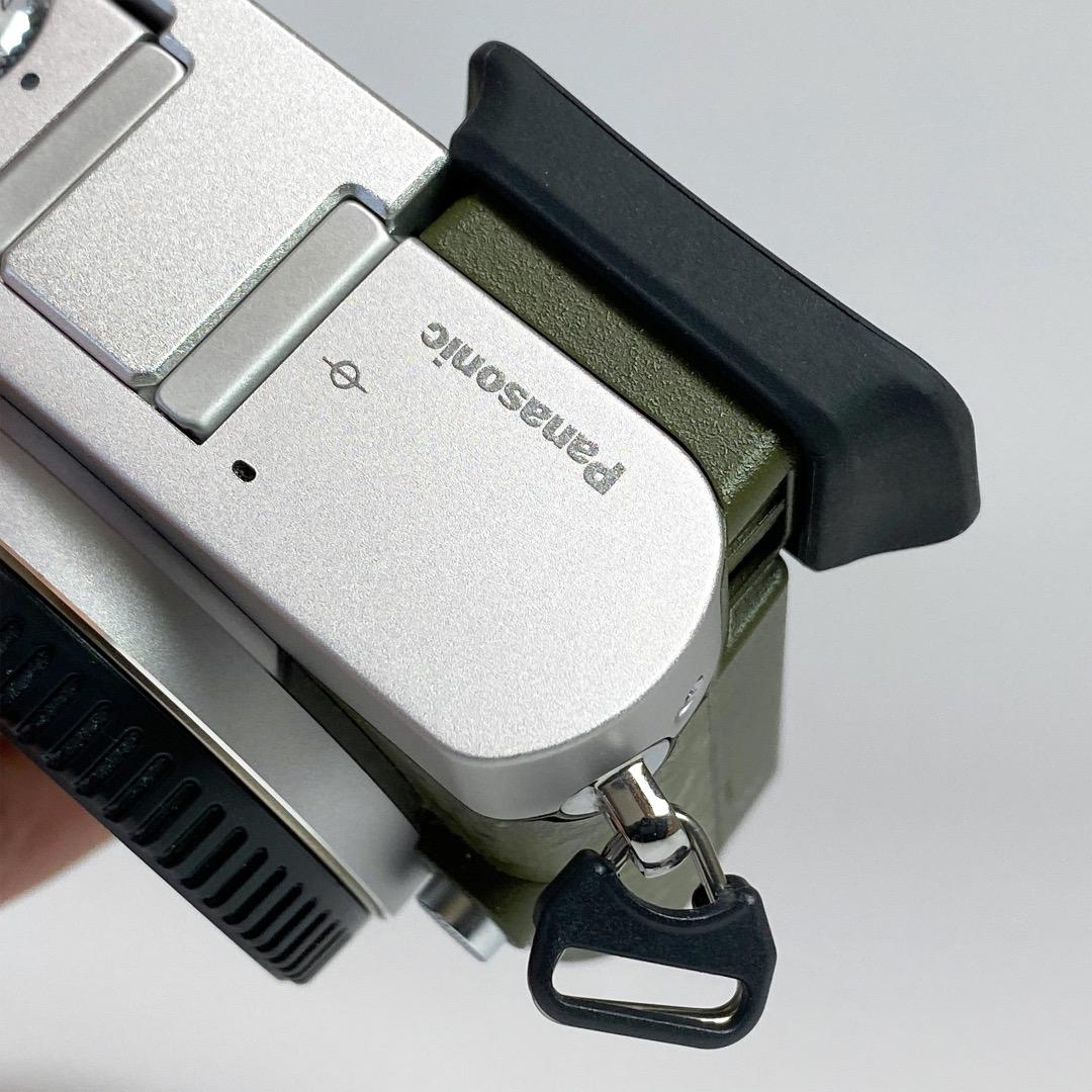 【美品】Lumix GM5 緑 Body / COTTA製サムレスト等 他付属