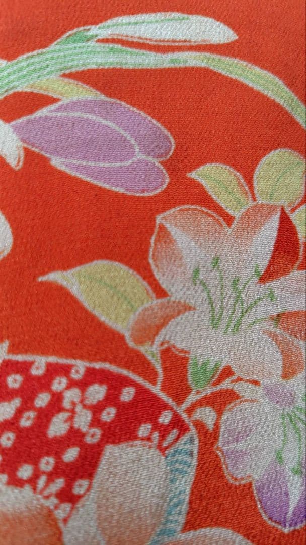 RK382アンティーク子供着物被布着丈53センチ裄丈12センチ綺麗美品