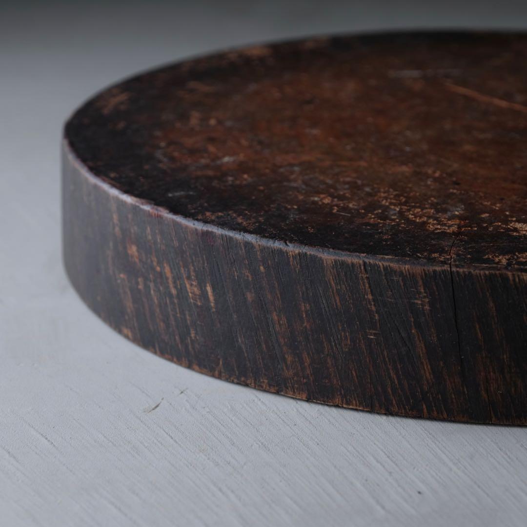 古い木製花台　オブジェ 置物 座卓 サイドテーブル 古家具 古道具 アンティーク