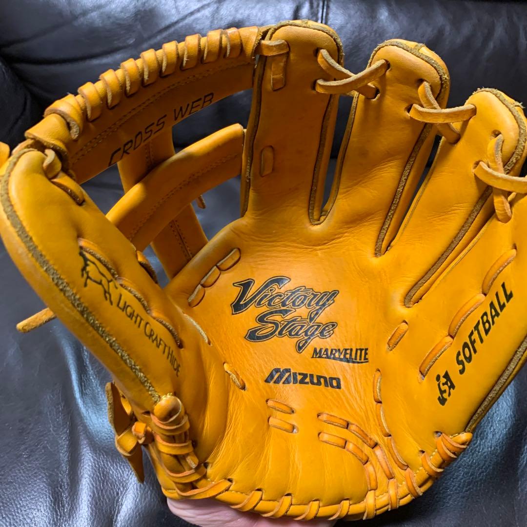 Mマーク　ビクトリーステージ　ソフトボール用グローブ
