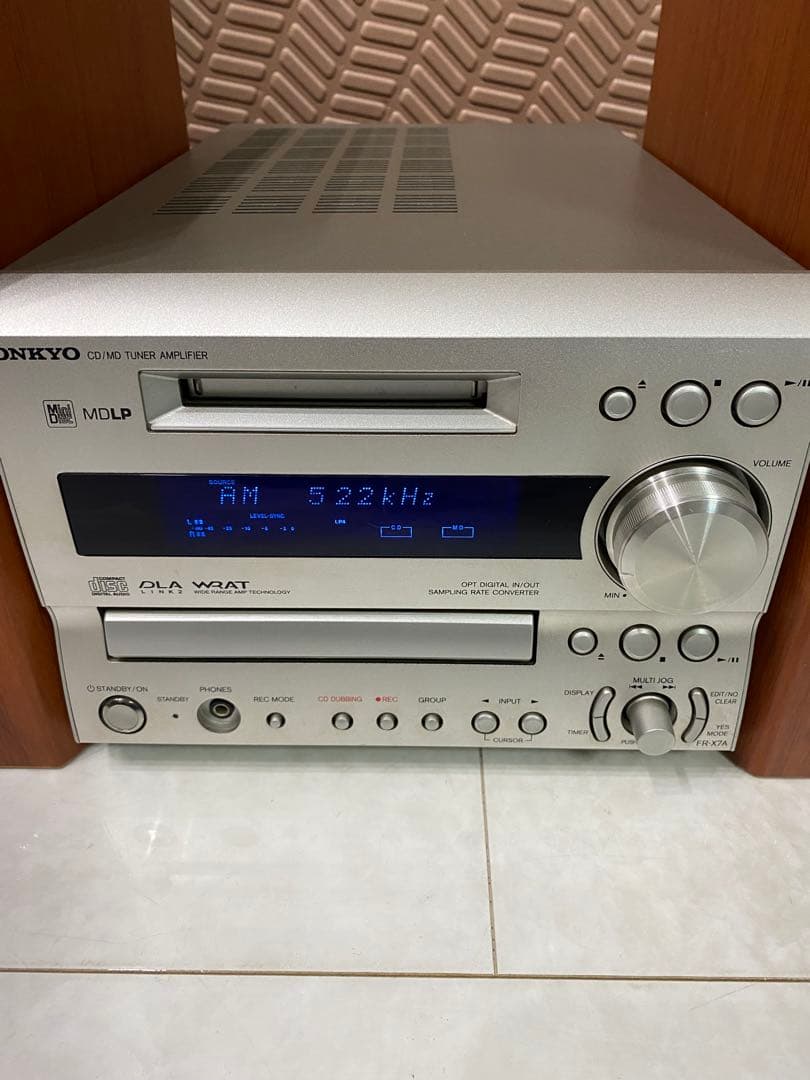 ONKYO CD・MD・ラジオコンポ　動作品