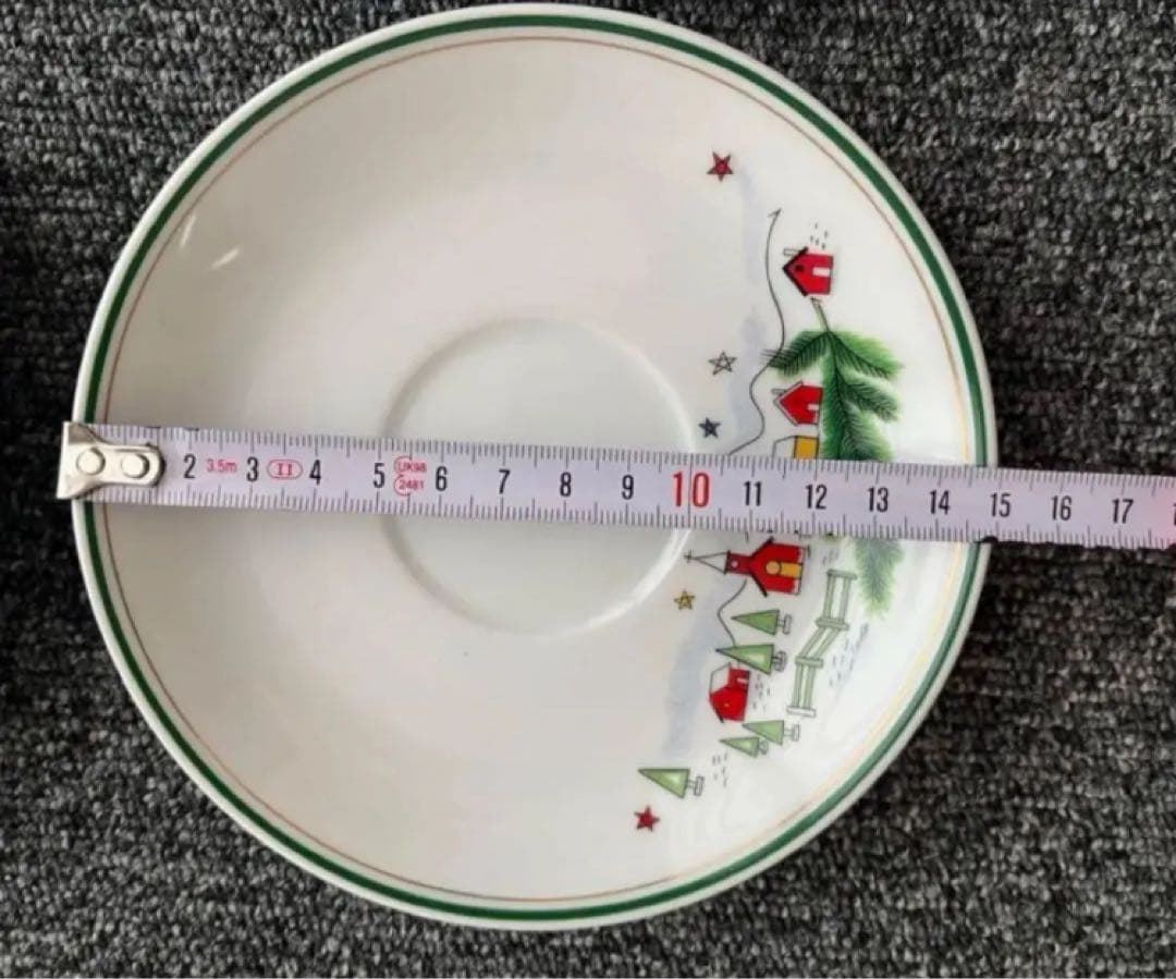 美品Salem セーラム　食器お皿　カップクリスマスプレート　カップ&皿6セット