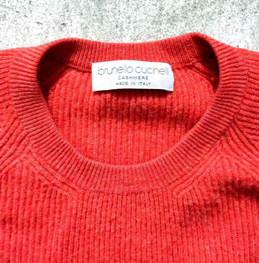 brunello cucinelli クルーネックニット　カシミヤ100%