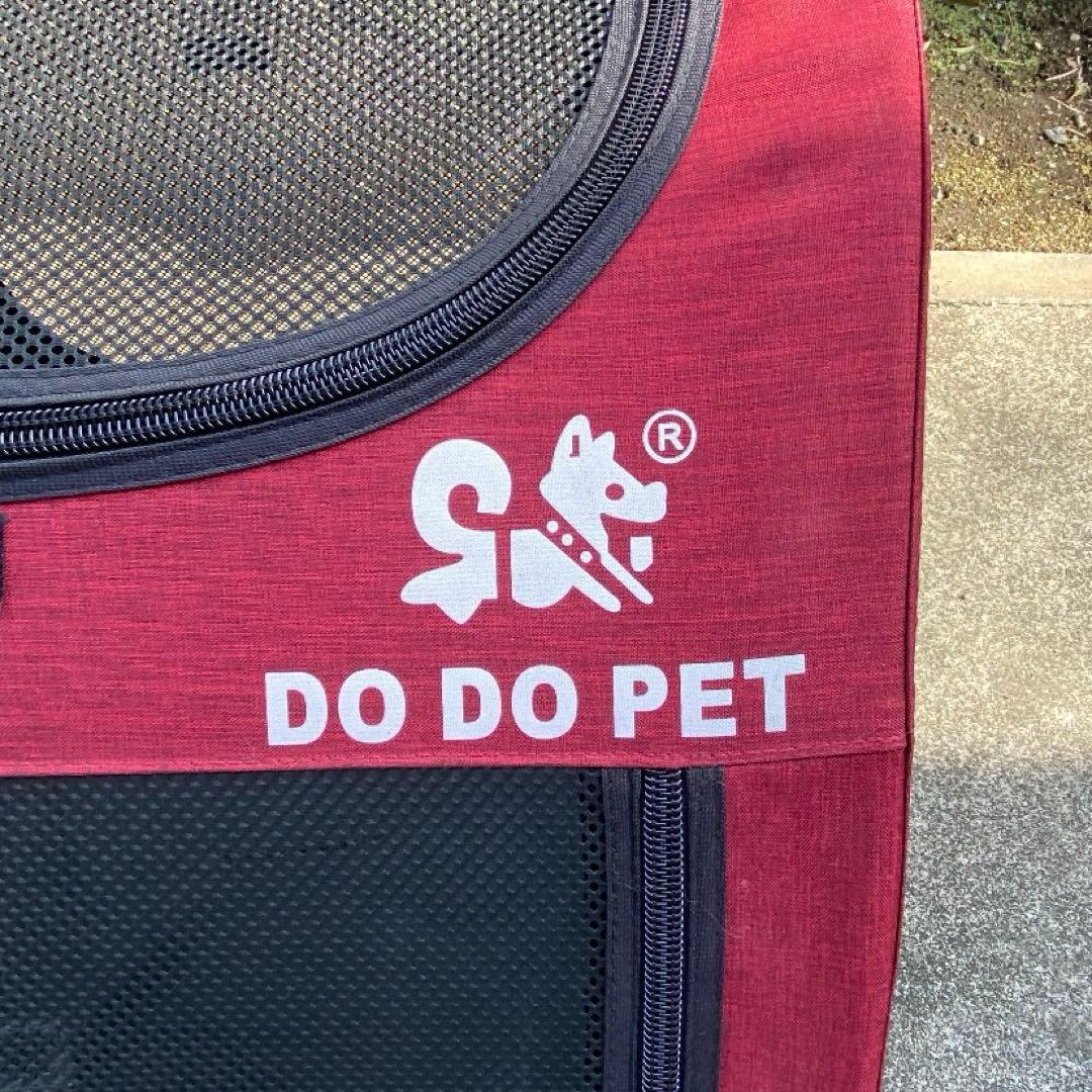 ◎DO DO PET:犬用カート バギー大型犬、多頭中型犬 四輪 多機能 レッド