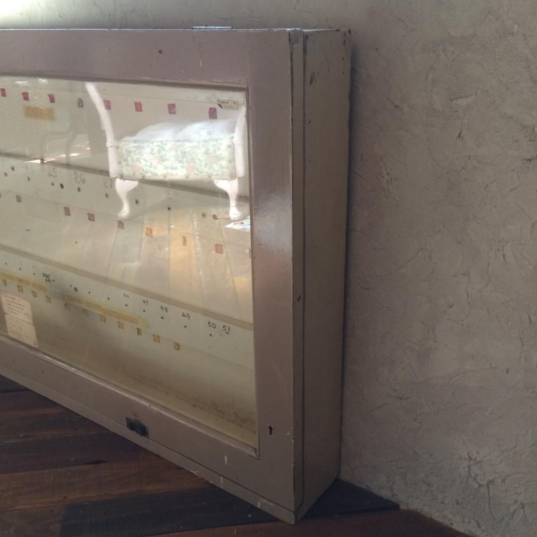 イギリス アンティーク ガラス ケース ディスプレイ 陳列棚 開閉式 店舗 什器