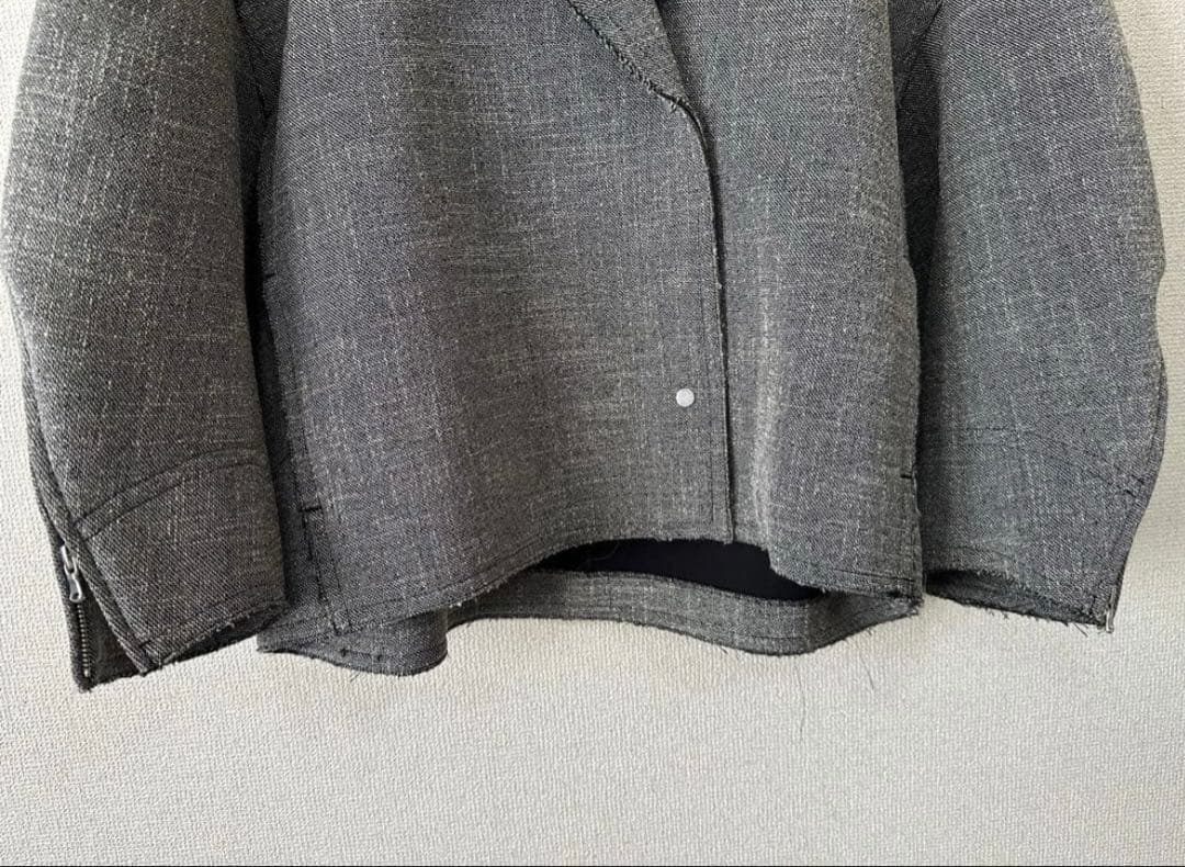 【美品】ADAM ET ROPE' ボンディングオーバージャケット グレー