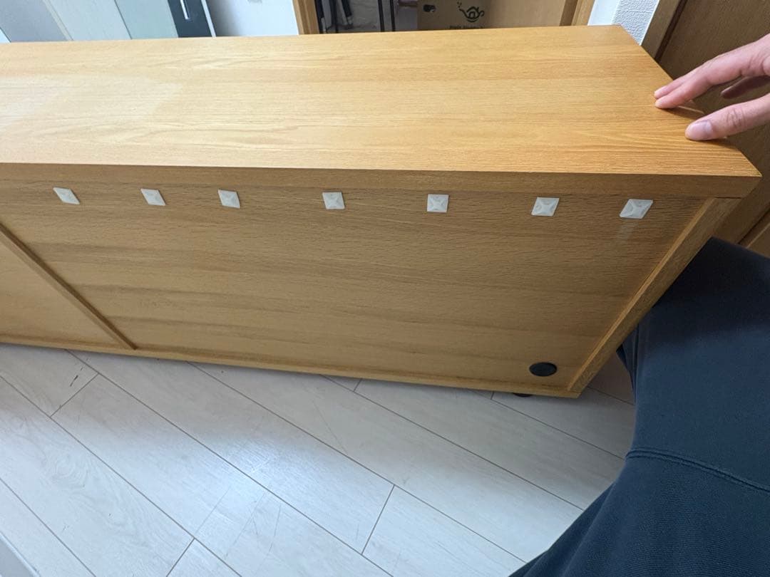 【るりるりさん】無印良品　スタッキングキャビネット ローボードTVボード