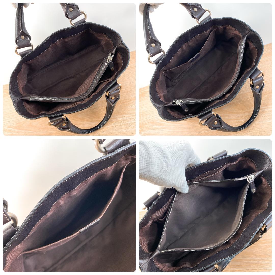 CELINE セリーヌ ブギーバッグ ハンドバッグ カバン 鞄 ダークブラウン